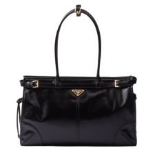 Большая кожаная сумка Prada